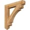 Ekena Millwork Merced Arts & Crafts Rough Sawn Bracket, Western Red Cedar, 6"W x 40"D x 40"H BKT06X40X40MRC03RWR - alternate 1
